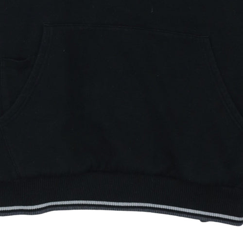Lonsdale Men’s Black 4XL Pullover Hoodie with Logo