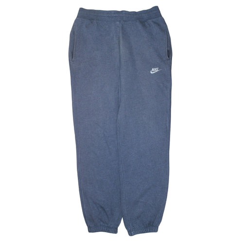 Nike Men's Blue Regular Fit Fleece Sweatpants Size S