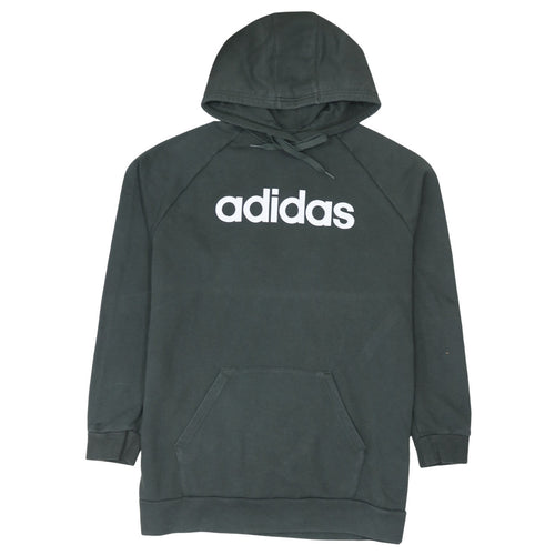 Adidas Women’s Black Pullover Hoodie Size L with Logo Print