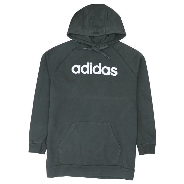 Adidas Women’s Black Pullover Hoodie Size L with Logo Print