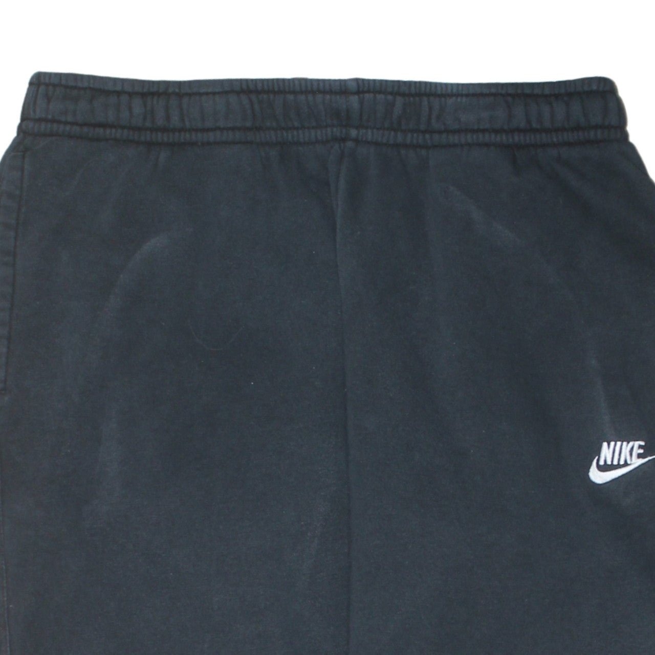 Nike Womens Black Fleece Jogger Sweatpants L Elastic Waist Activewear