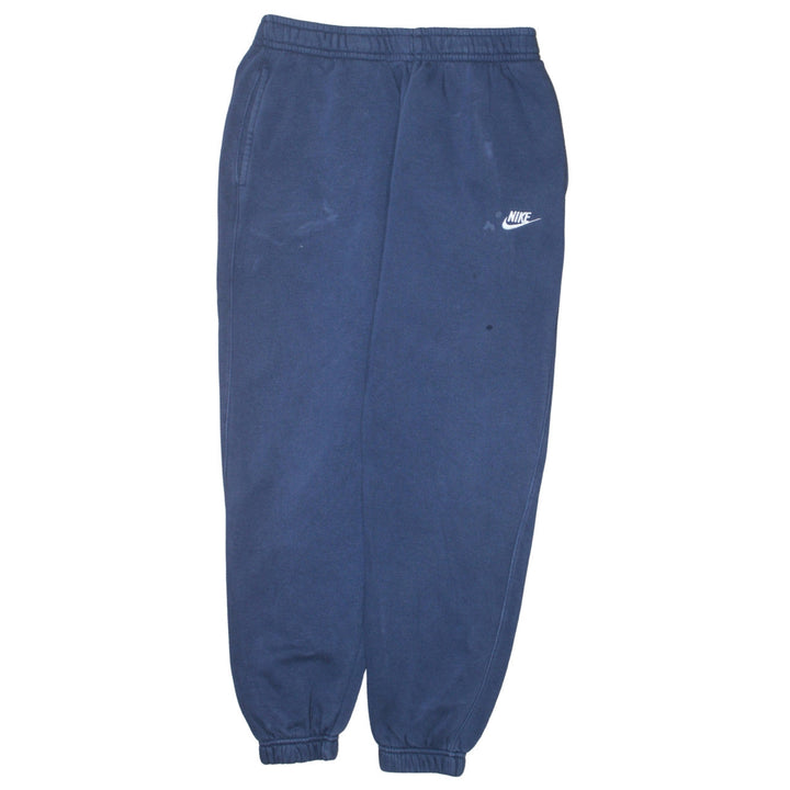 Nike Men's Blue Fleece Sweatpants M Regular Fit Joggers