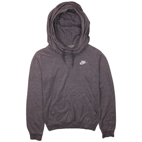 Nike Men's Grey Pullover Hoodie XS Regular Fit Fleece Sweatshirt