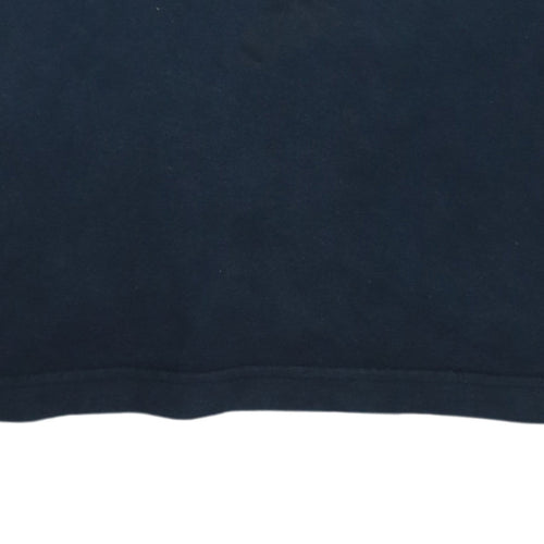 Nike Men's Blue XL Graphic Sports Cotton Crew Neck T-Shirt
