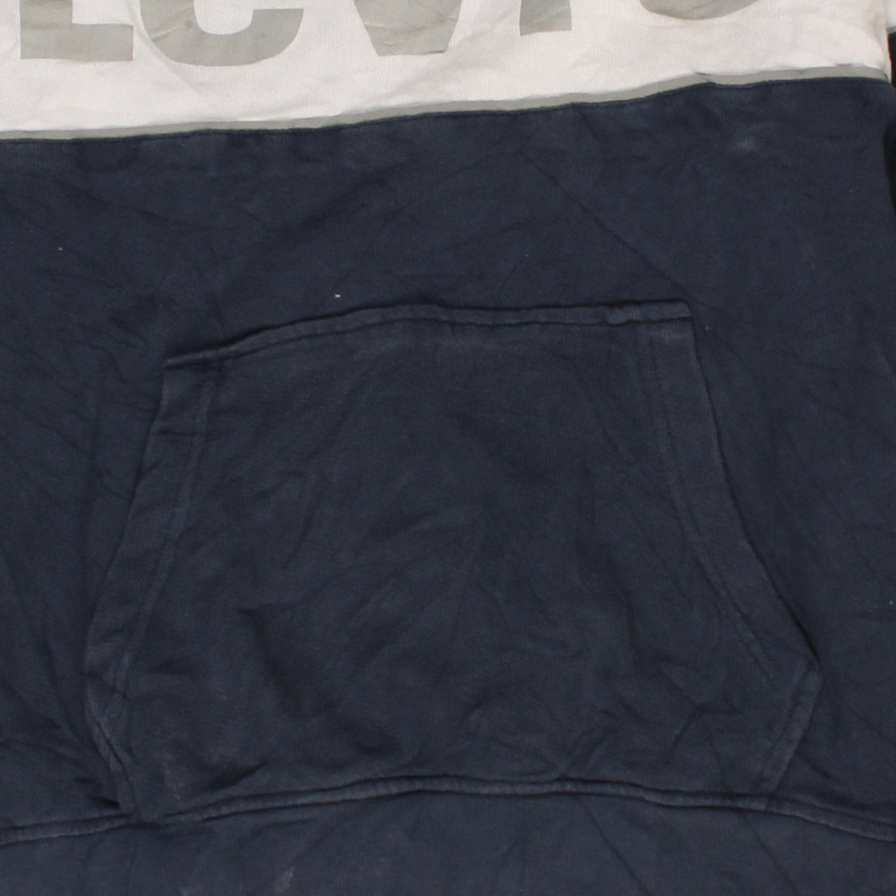 Levi's Men's Blue Pullover Hoodie S Logo Graphic Cotton Sweatshirt