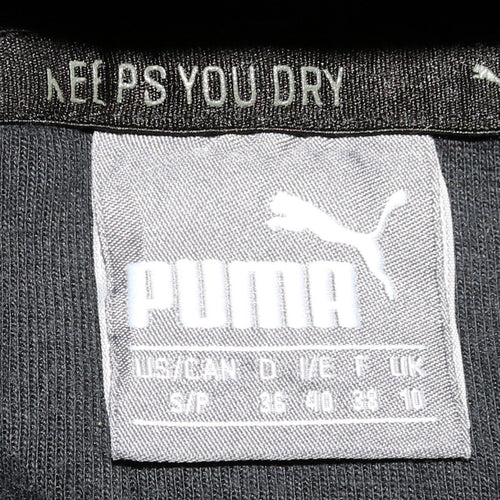 Puma Womens Black Size 10 Hooded Pullover Sweatshirt