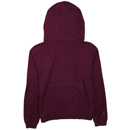 Nike Womens Burgundy Just Do It Pullover Hoodie Size M
