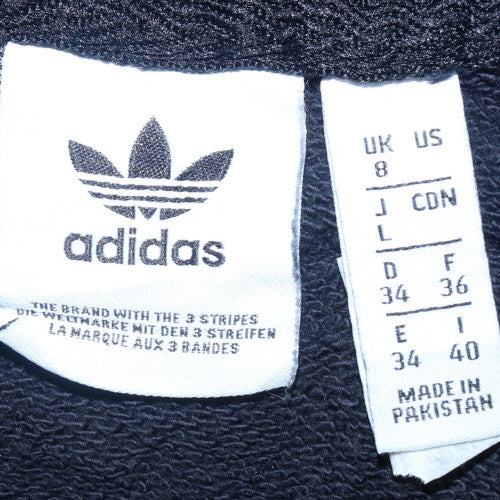 Adidas Womens Black Size 8 Pullover Hoodie Sweatshirt with Logo