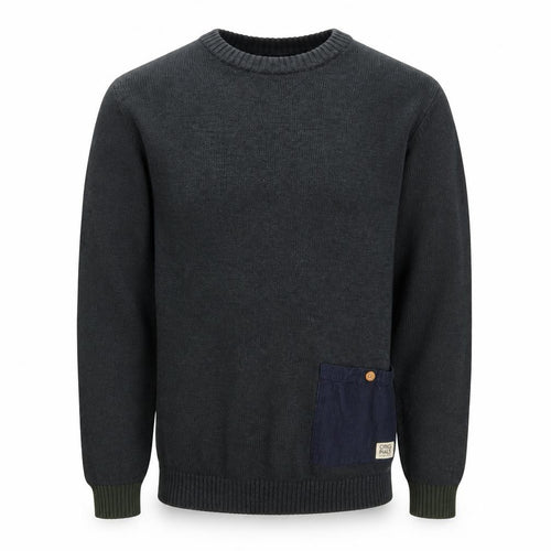Jack & Jones Originals Men's Blue Cotton Jumper M Crew Neck