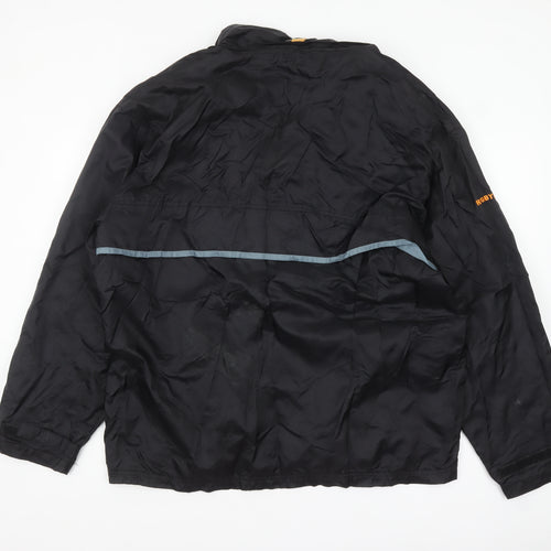 RugbyTech Men's Black 2XL Windbreaker Sports Jacket