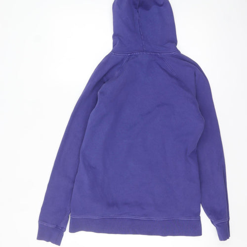 Scotch & Soda Women Purple Pullover Hoodie Size 14 Cotton Blend Casual