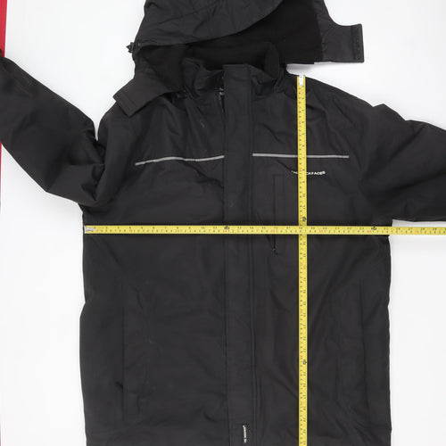 The Rockface Men's Black 2XL Waterproof Hooded Parka Jacket