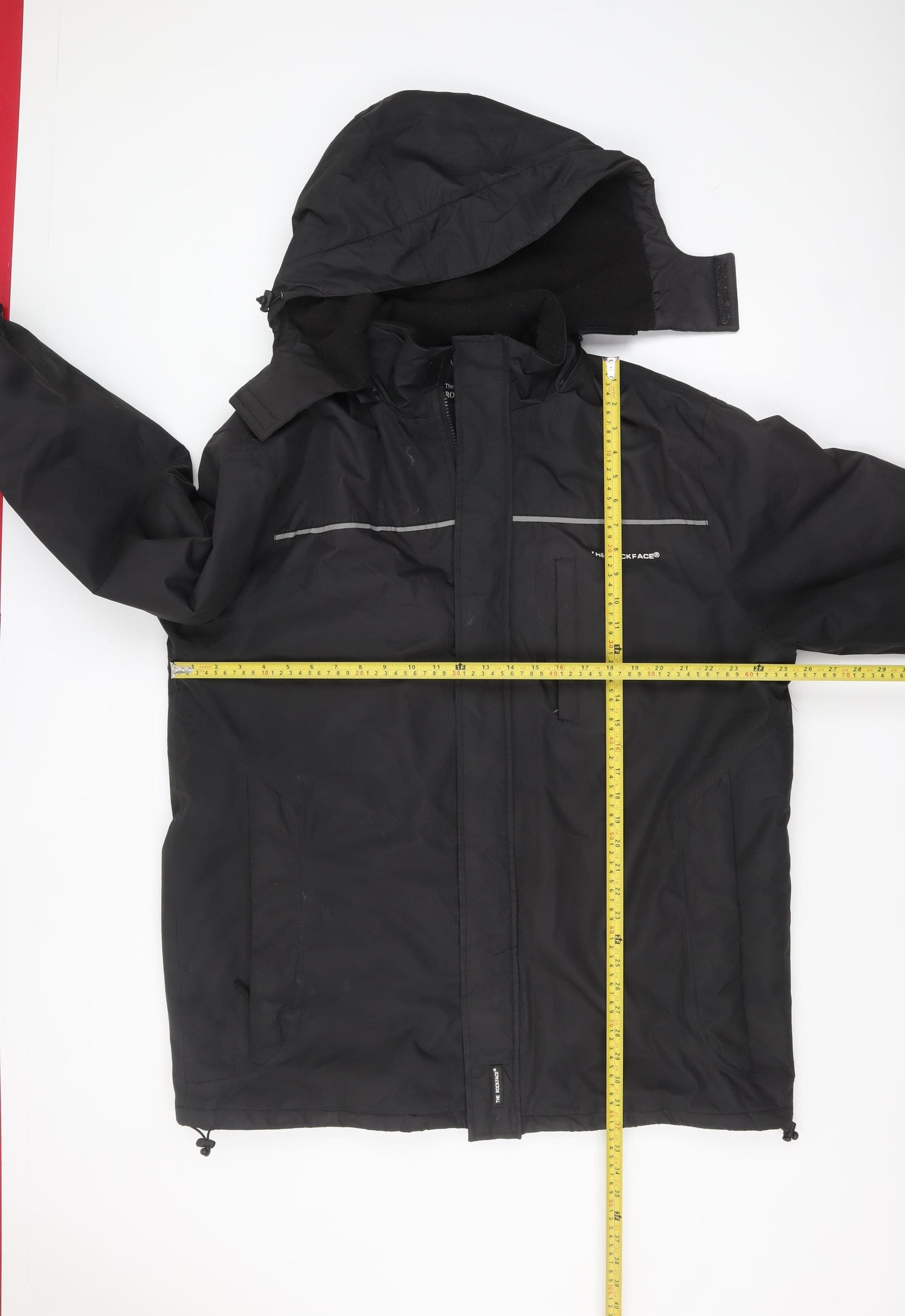 The Rockface Men's Black 2XL Waterproof Hooded Parka Jacket