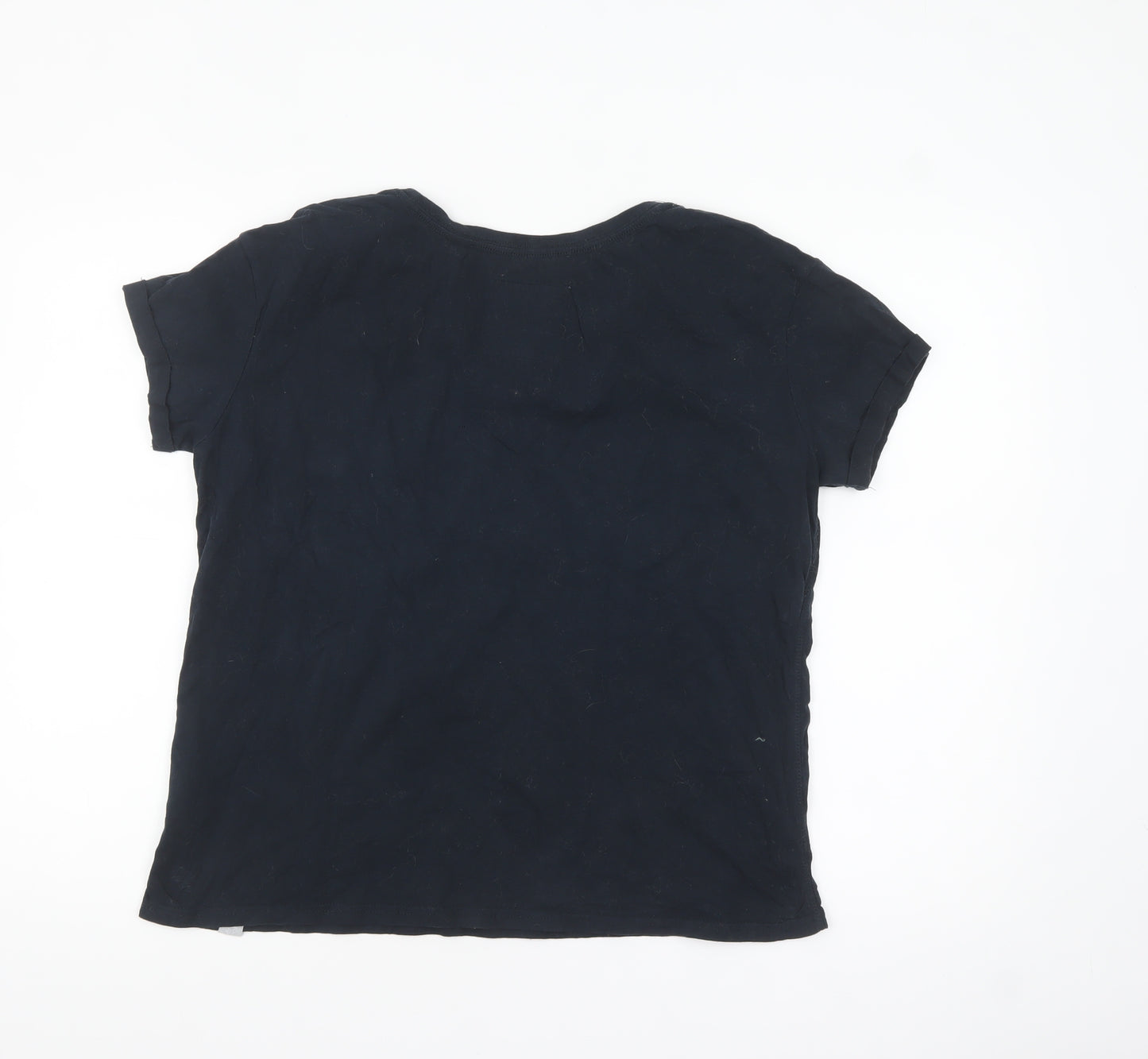 Superdry Womens Blue XL Vintage Tokyo T-Shirt Casual Cotton