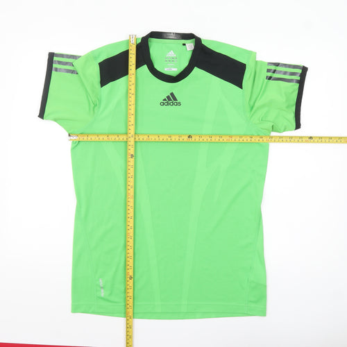 Adidas Men's Green Short Sleeve Climalite T-Shirt Size S