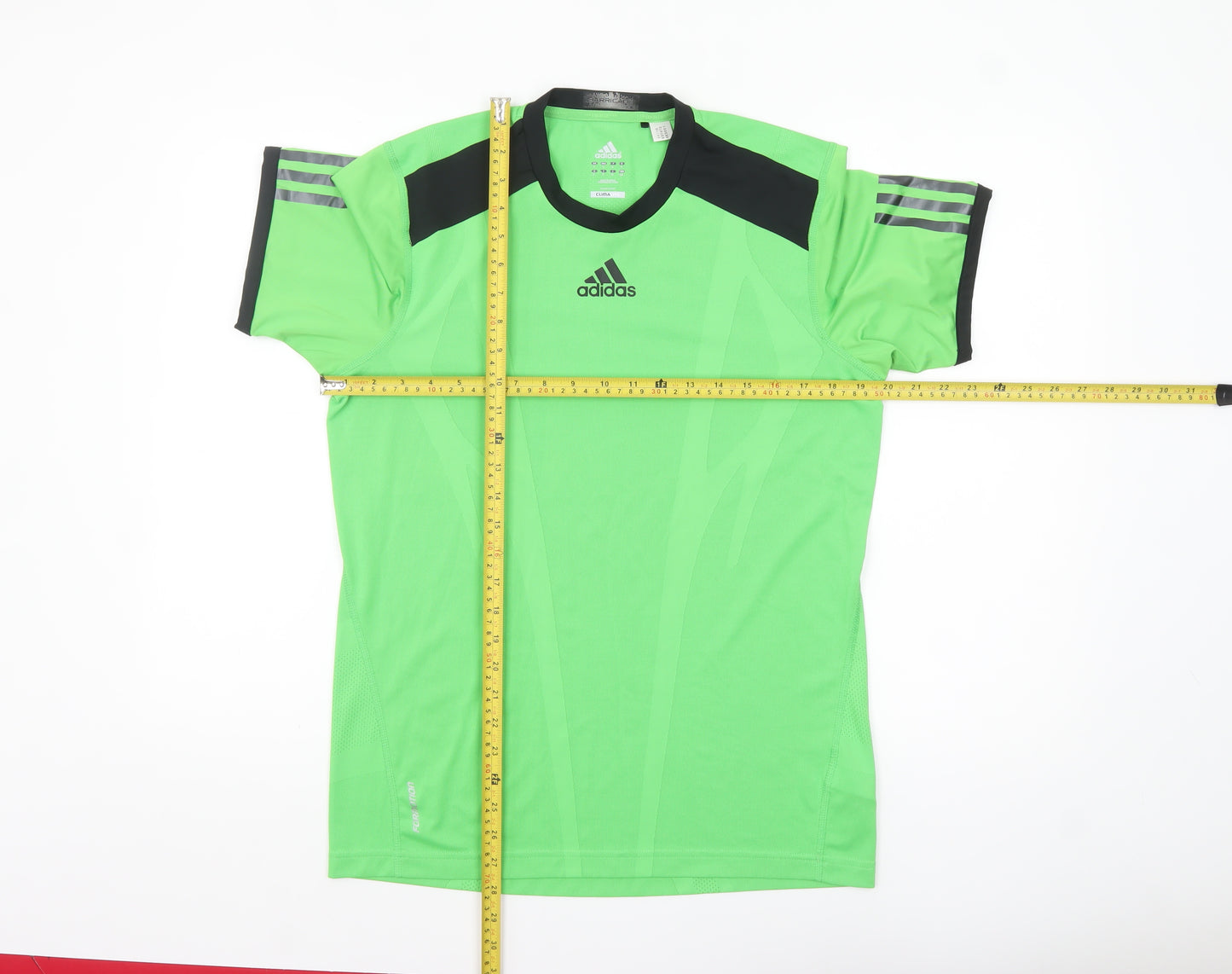 Adidas Men's Green Short Sleeve Climalite T-Shirt Size S