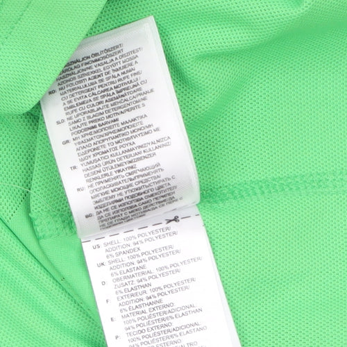 Adidas Men's Green Short Sleeve Climalite T-Shirt Size S
