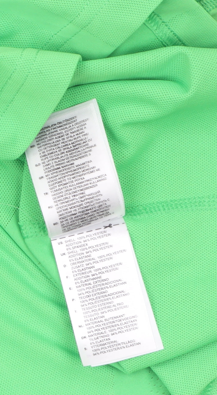 Adidas Men's Green Short Sleeve Climalite T-Shirt Size S