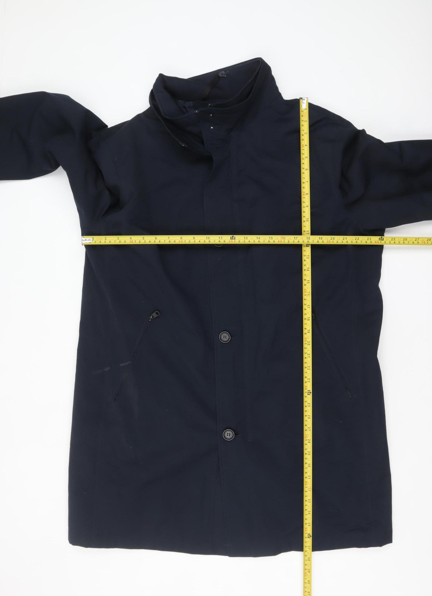 Marks and Spencer Autograph Men’s Navy 2XL Long Rain Coat