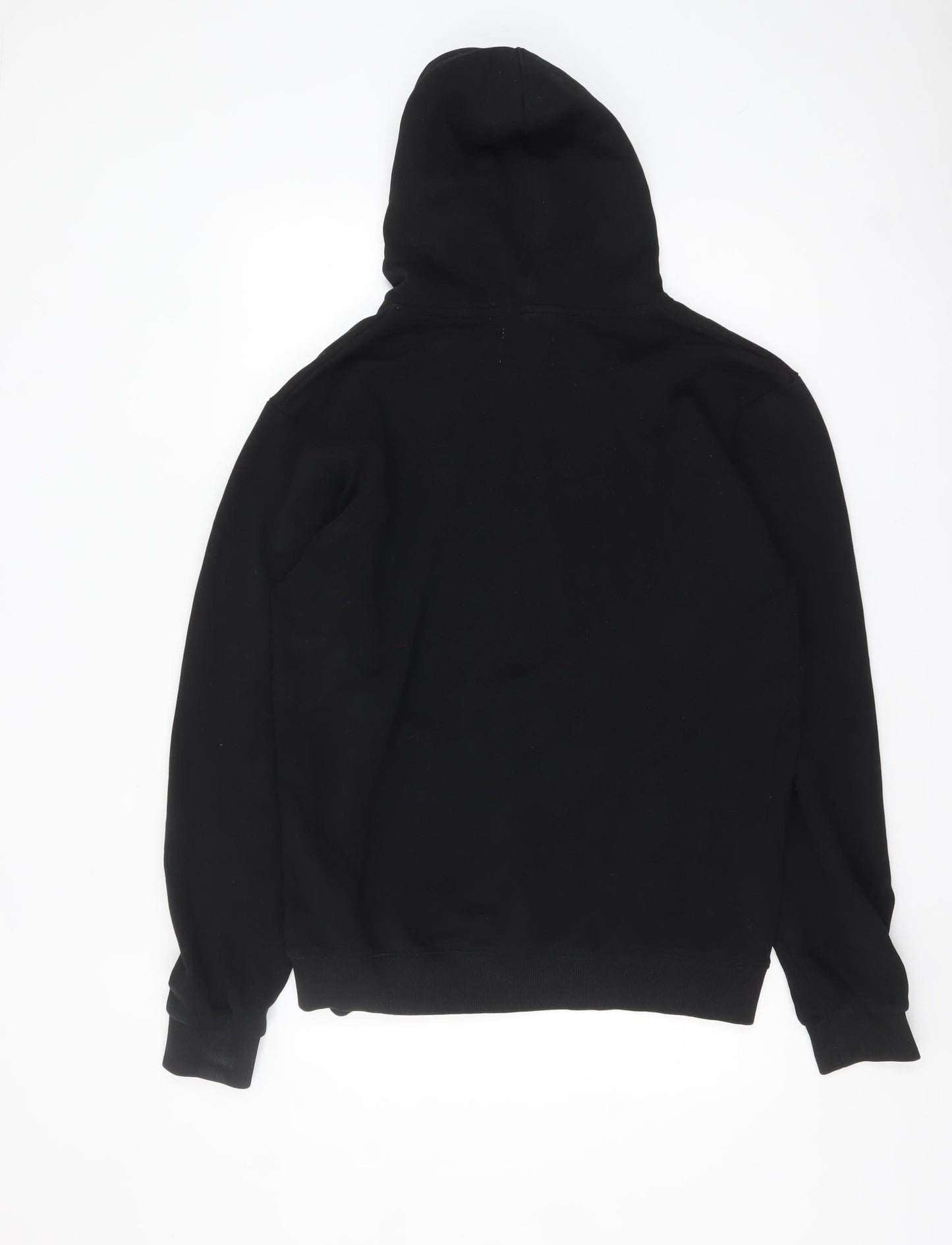Pepe Jeans Men Black XL Pullover Hoodie with Logo Print