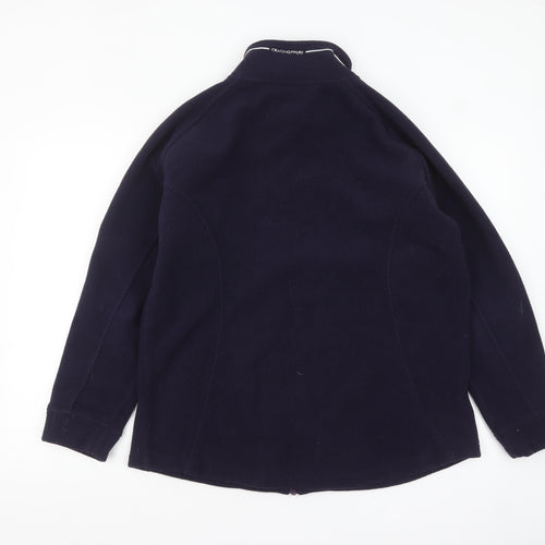Craghoppers Women's Blue Fleece Full Zip Jacket Size 12