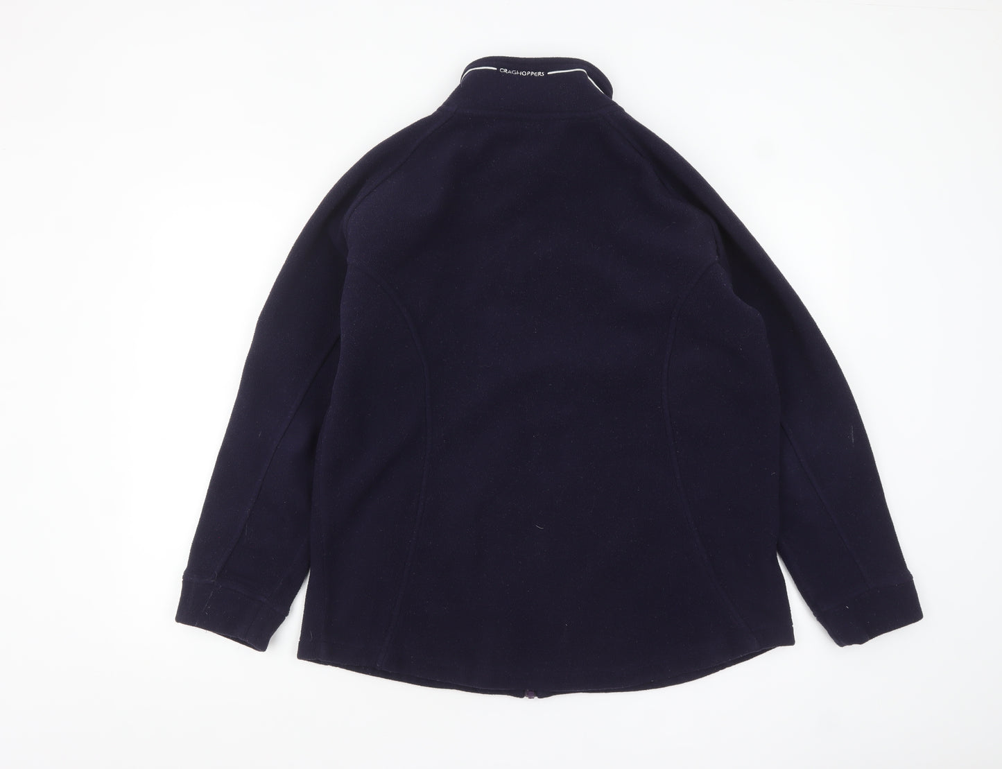 Craghoppers Women's Blue Fleece Full Zip Jacket Size 12