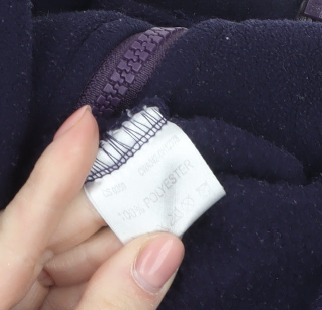 Craghoppers Women's Blue Fleece Full Zip Jacket Size 12