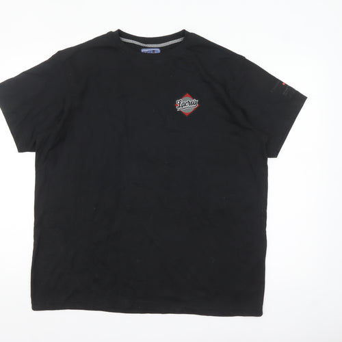 Christian Lacroix Men’s Black Graphic Short Sleeve T-Shirt L