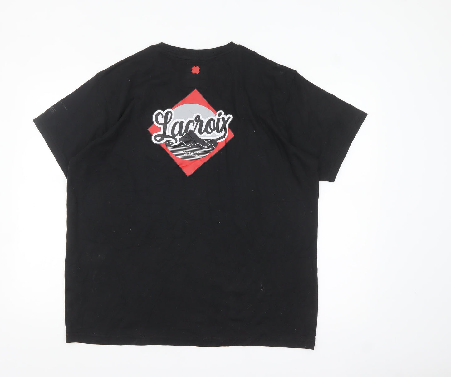 Christian Lacroix Men’s Black Graphic Short Sleeve T-Shirt L
