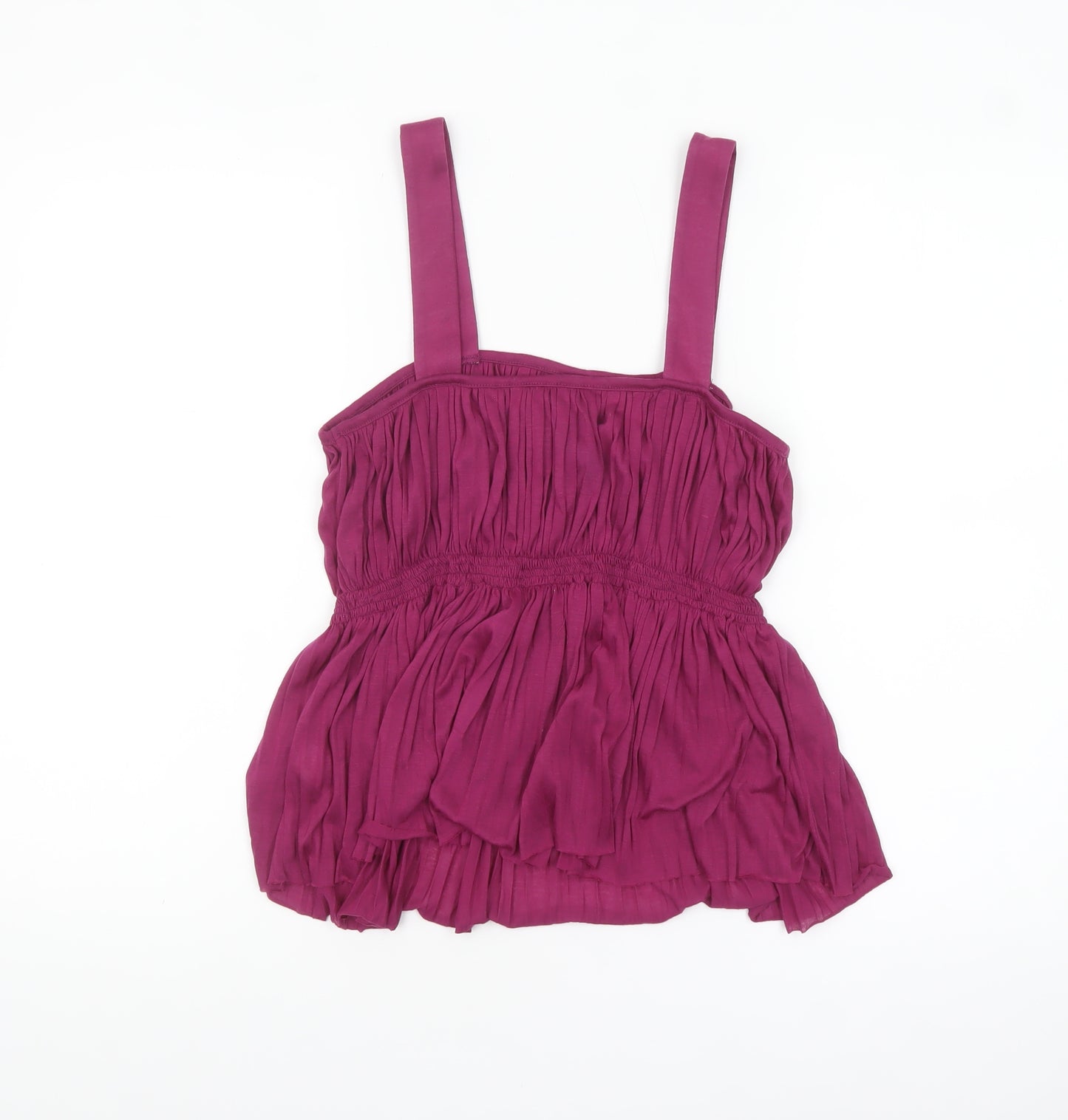 Next Women Purple Camisole Tank Top Size 10 Polyester