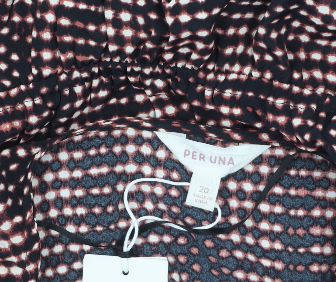 Marks and Spencer Per Una Women’s Multicoloured A-Line Dress Size 20