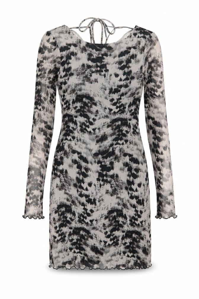 New Look Women's Multicoloured Animal Print Bodycon Dress Size 10