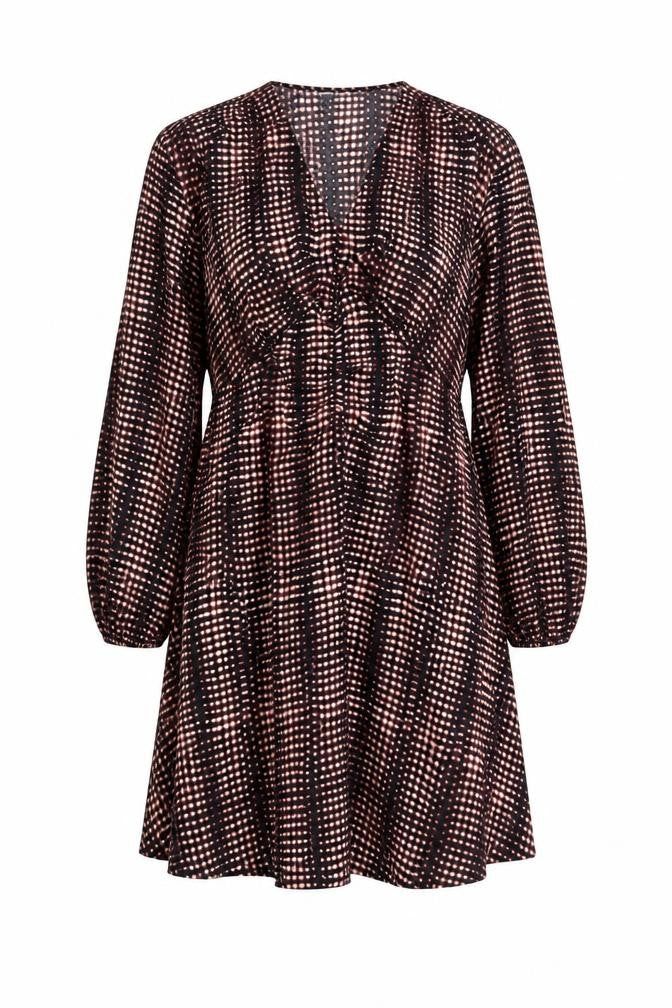 Front view of Marks & Spencer Per Una Women's Multicoloured, size 10, A-Line Dress