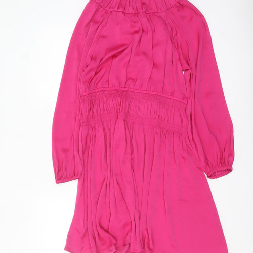 Marks and Spencer Per Una Women's Pink Size 12 Fit & Flare Dress