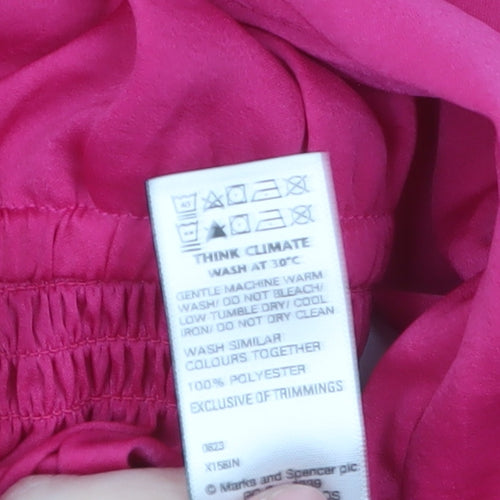 Marks and Spencer Per Una Women's Pink Size 12 Fit & Flare Dress
