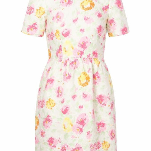 Donald Campbell Women's Multicoloured Floral Sheath Dress Size 12