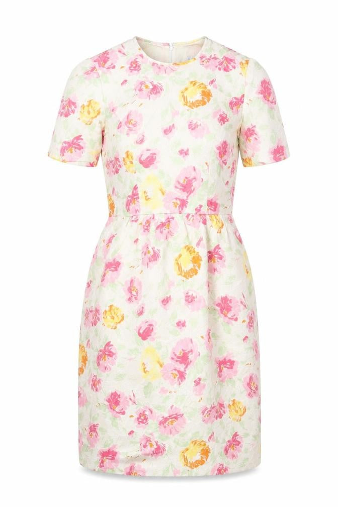 Donald Campbell Women's Multicoloured Floral Sheath Dress Size 12