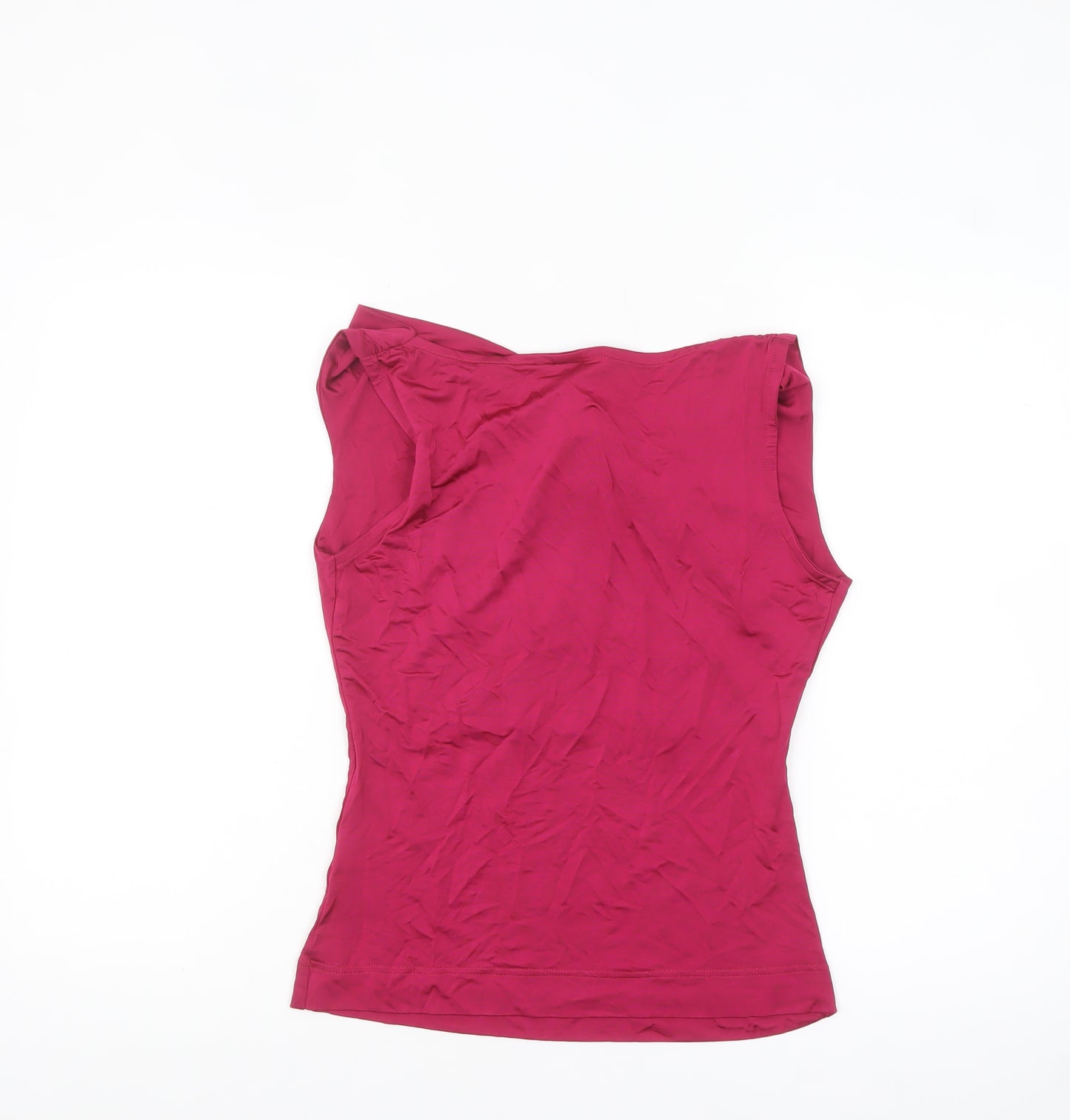 H&M Women's Pink Sleeveless Cowl Neck Camisole Top Size S