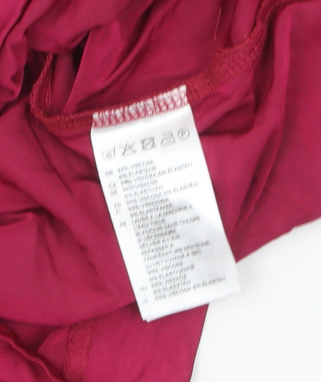 H&M Women's Pink Sleeveless Cowl Neck Camisole Top Size S