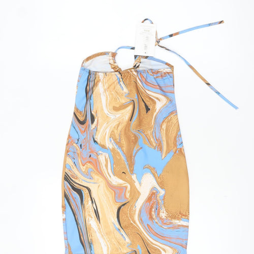 Femme Luxe Women’s Multicoloured Size 6 Halter Bodycon Dress