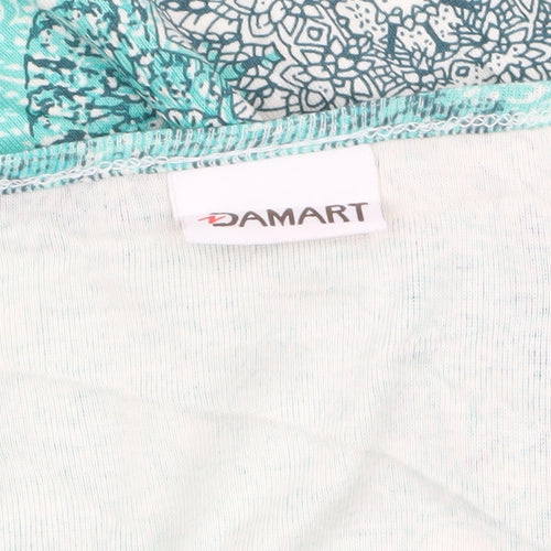 Damart Women’s Blue Floral Short Sleeve T-Shirt Size S