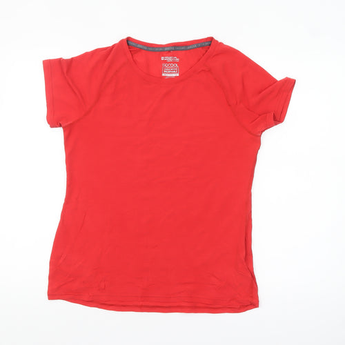 Mountain Warehouse Women’s Red Size 12 Isocool Quick Dry T-Shirt
