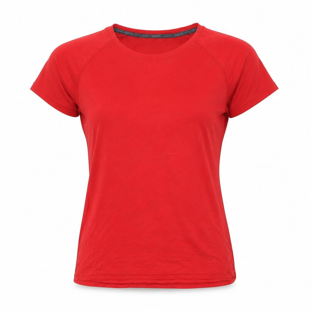 Mountain Warehouse Women’s Red Size 12 Isocool Quick Dry T-Shirt