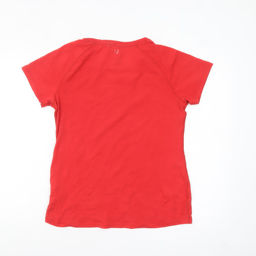 Mountain Warehouse Women’s Red Size 12 Isocool Quick Dry T-Shirt