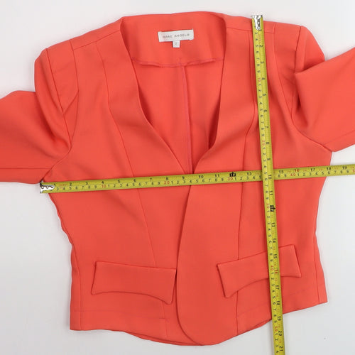 Marc Angelo Women's Orange Size 12 Blazer Jacket