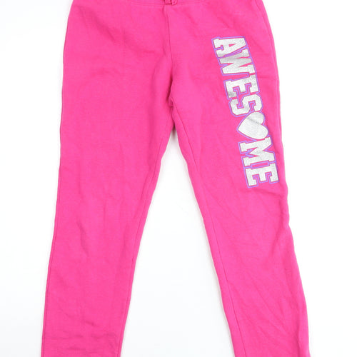 The Children's Place Girls Pink Awesome Jogger Trousers Size 14 XL