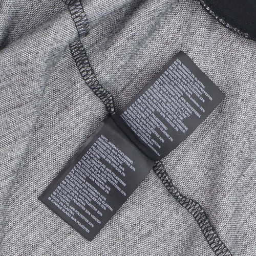 H&M Divided Women's Grey Check Blazer Size M Classic Mid-Length Jacket