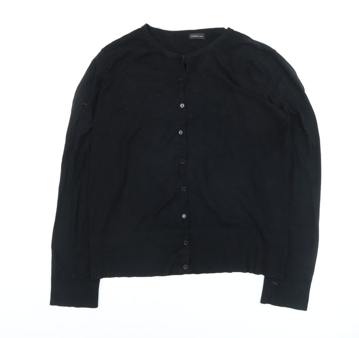 Florence & Fred Women's Black Size 18 Crew Neck Cardigan