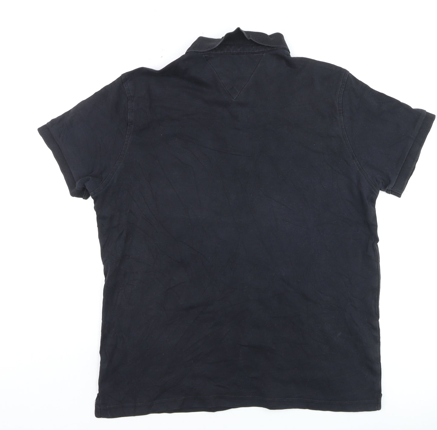 Hugo Boss Selection Men's Black Cotton Short Sleeve Polo M