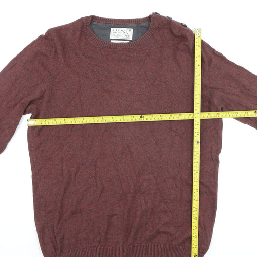 Jack & Jones Men’s Brown Medium Crew Neck Pullover Jumper